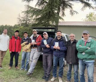 Researchers from Georgia Tech, Univ. of Missouri and TUBITAK before heading to the field on May 1st, 2023