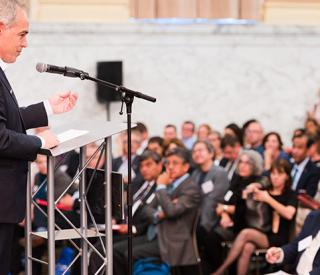 President Cabrera speaks at 17 Rooms-U