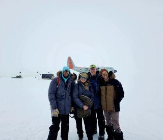 The research team in Greenland.