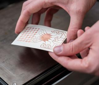 Prototype of mm-wave harvester  