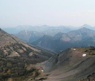 Yellowstone National Park and the Absaroka Range via Avalanche Peak summit, July 2021 (Jess Hunt-Ralston, Georgia Tech)