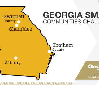 Georgia Smart Communities Challenge Winners Map