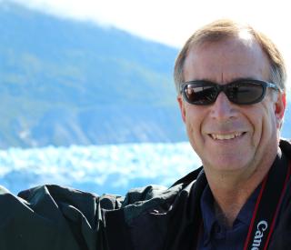 Mark Hay with Glaciers