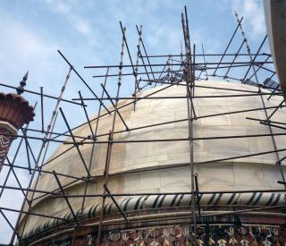 Taj Mahal scaffolding